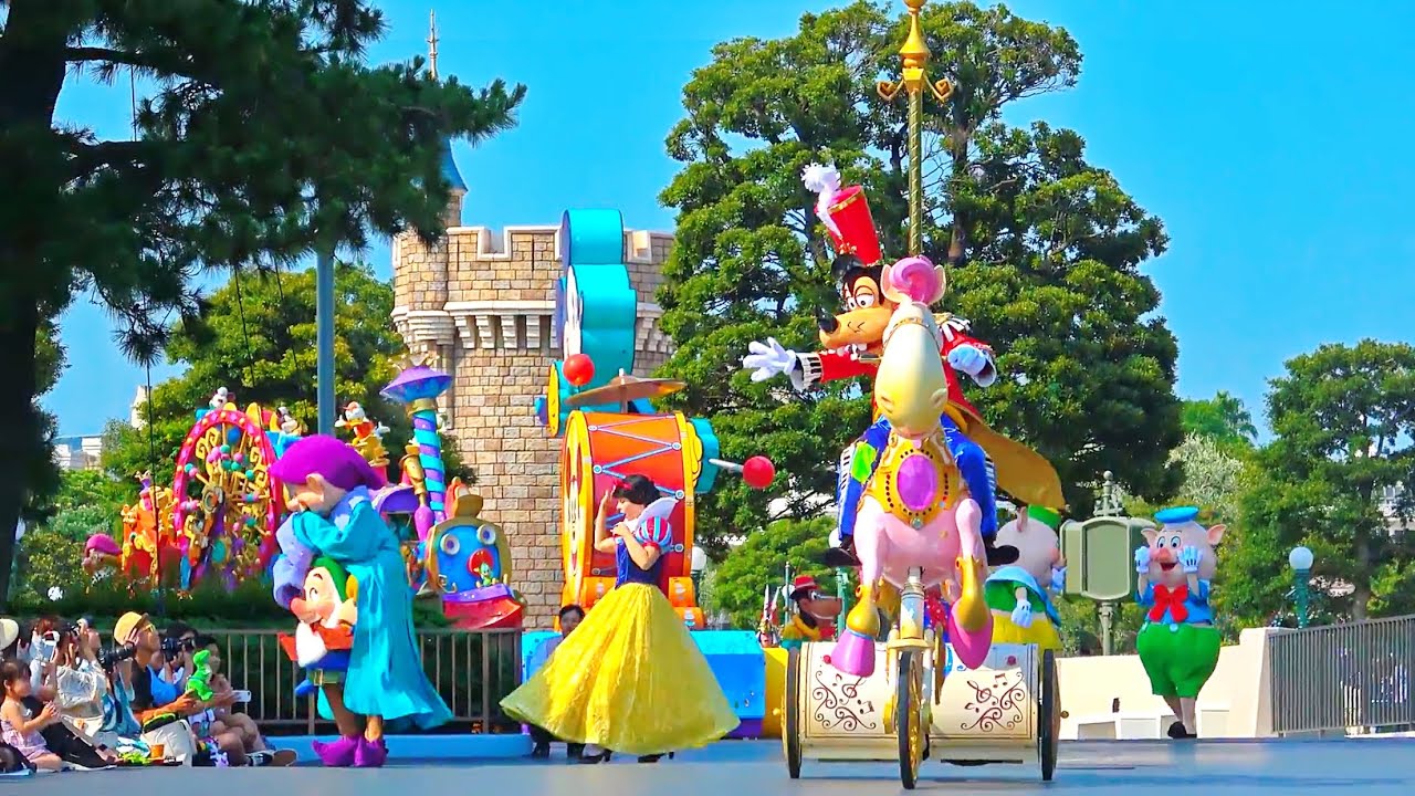 【4K】 TDL ハピネス・イズ・ヒア 2017／ Happiness is Here 2017【7/9 トゥモローランドテラス横座り最前】