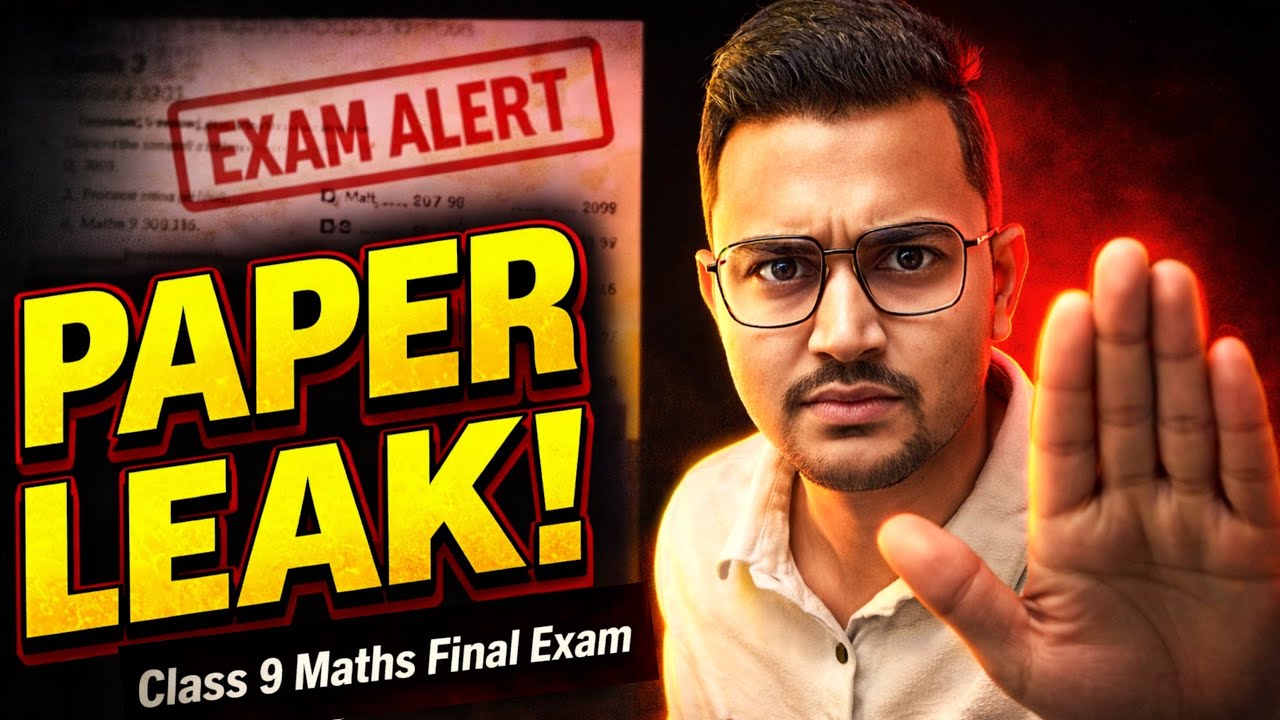Class 9 Maths Final Exam Question Paper 2026 | Most Important Questions | MD Sir
