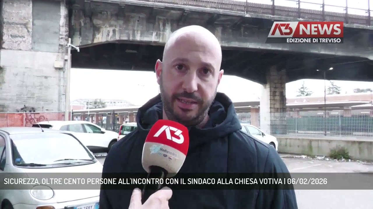 SICUREZZA, OLTRE CENTO PERSONE ALL'INCONTRO CON IL SINDACO ALLA CHIESA VOTIVA | 06/02/2026