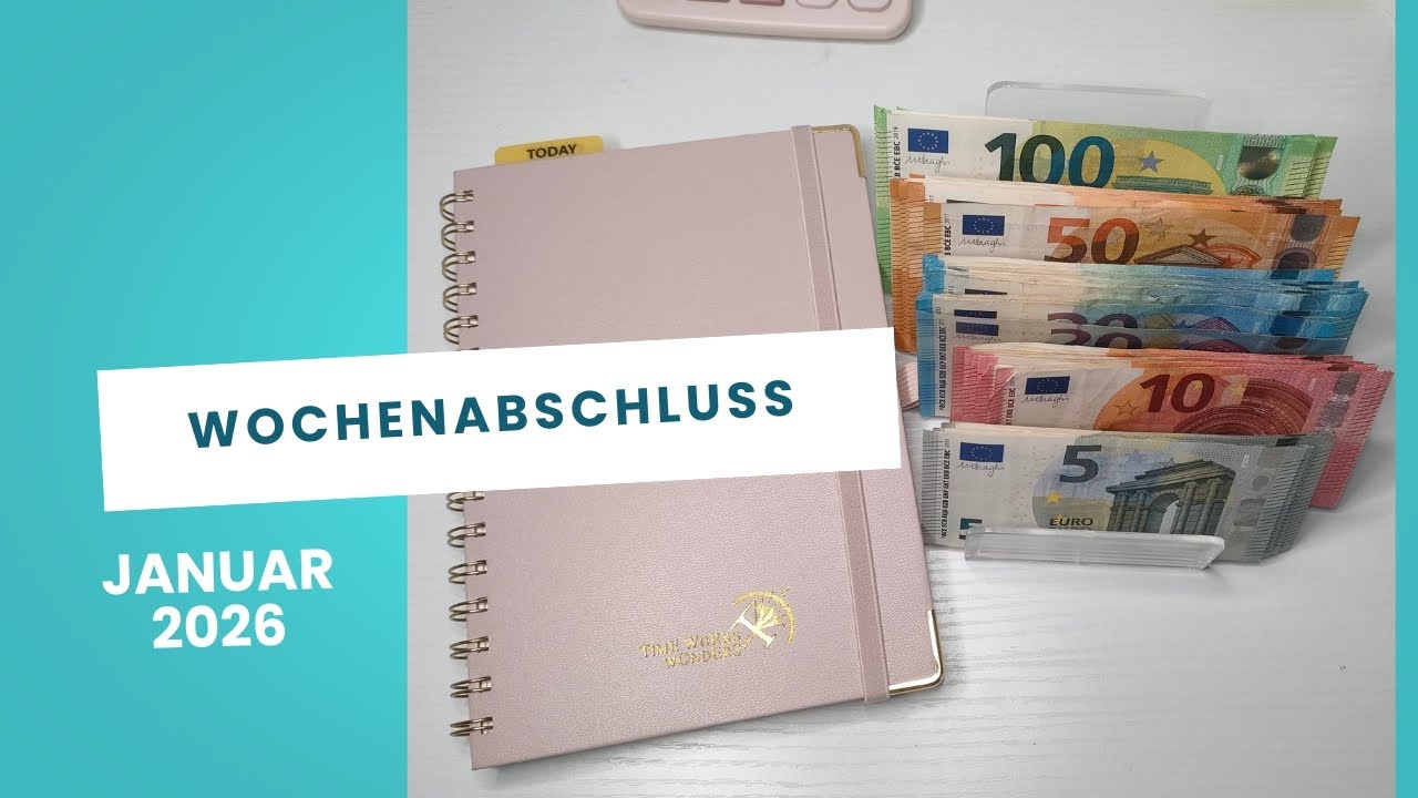 ❄️ Wochenabschluss Januar 2026 ❄️ 1. Kassensturz im neuem Jahr 🙂 wieivel haben wir ausgegeben ?🫣