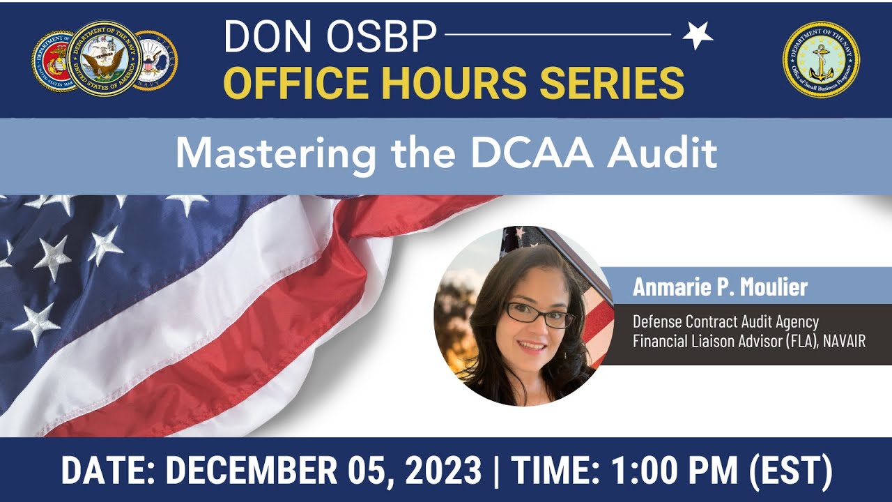 DON OSBP Office Hours: Mastering the DCAA Audit