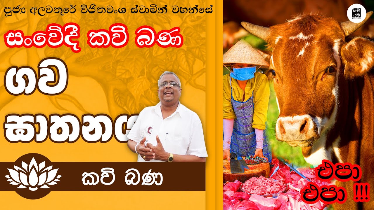 Alawathure Vijithawansa ගව ඝාතනය - Gawa Gathanaya | Samayama