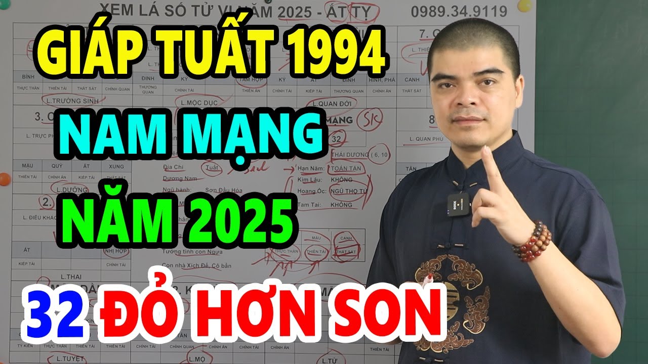 Tử Vi Tuổi Giáp Tuất 1994 Nam Mạng Năm 2025, Muốn Phát Tài, Tiền Bạc Ào Ào Về Túi Phải Biết Điều Này