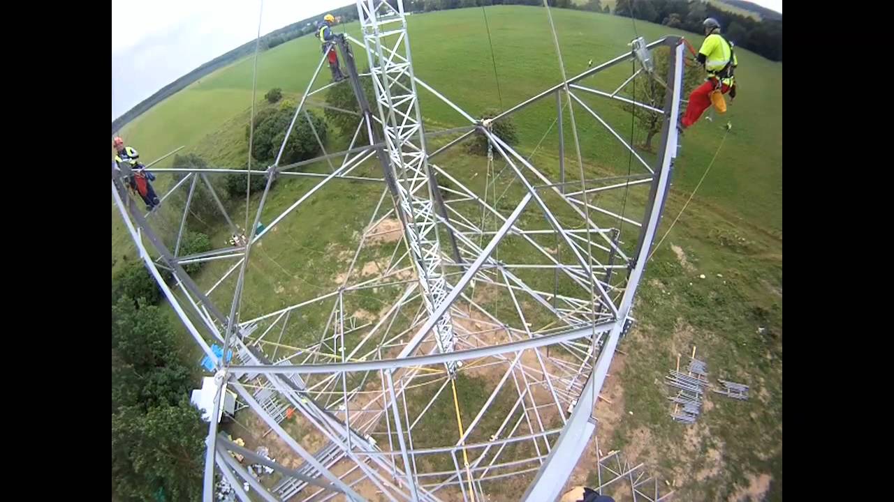 High Voltage Tower Construction.