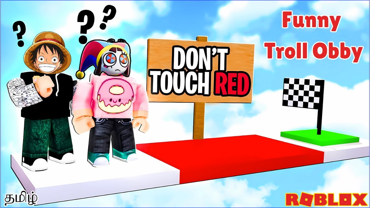 Roblox Troll Obby 2 Funny Gameplay in Tamil