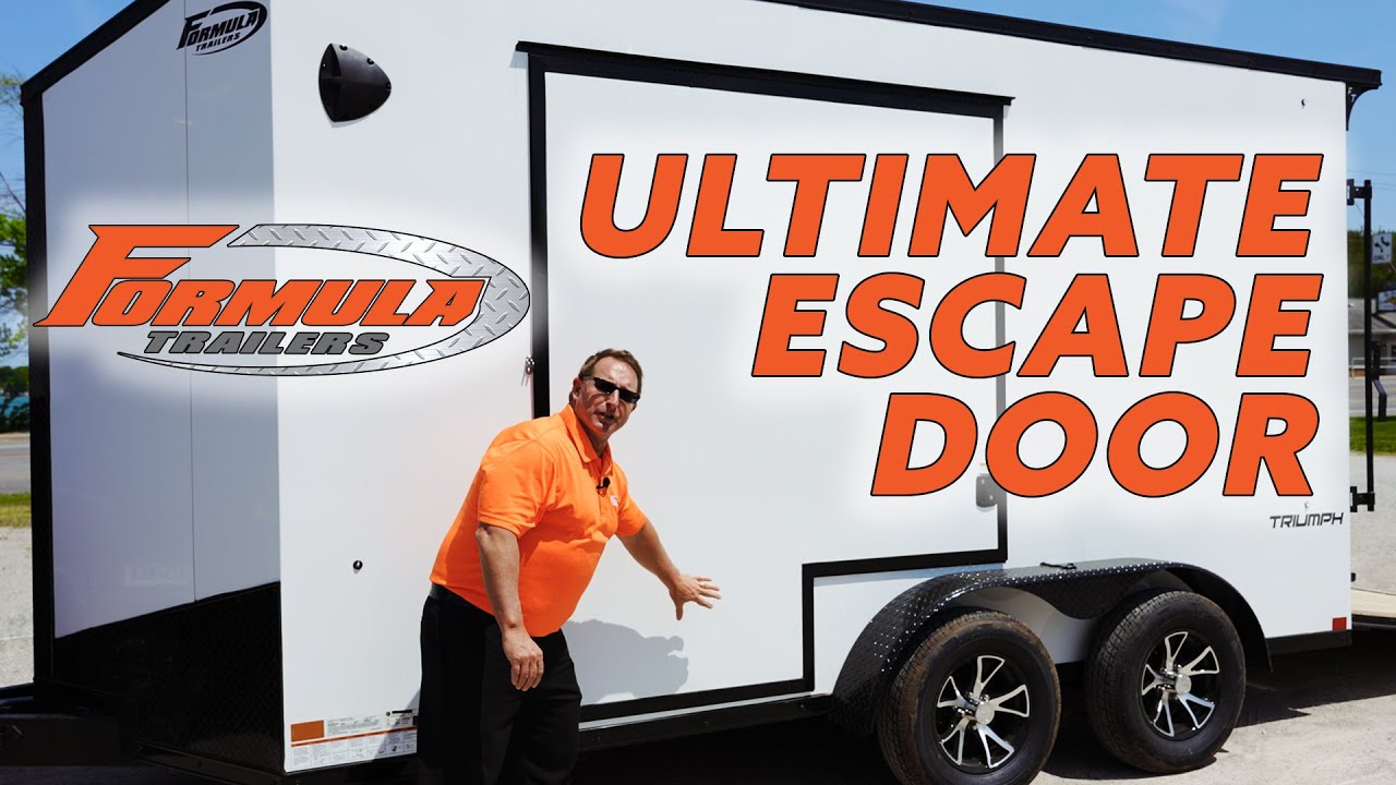 UTV Escape Door &ndash; Now Bigger With Better Access &ndash; Formula Trailers