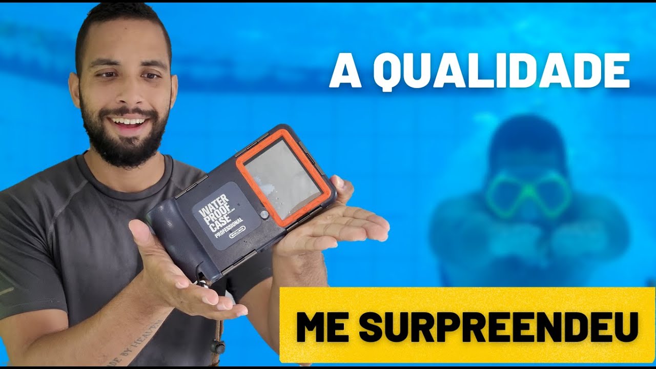 CAPA DE MERGULHO PARA CELULAR/IPHONE A PROVA D'ÁGUA 15M PROFISSIONAL! (SHELLBOX) - REVIEW
