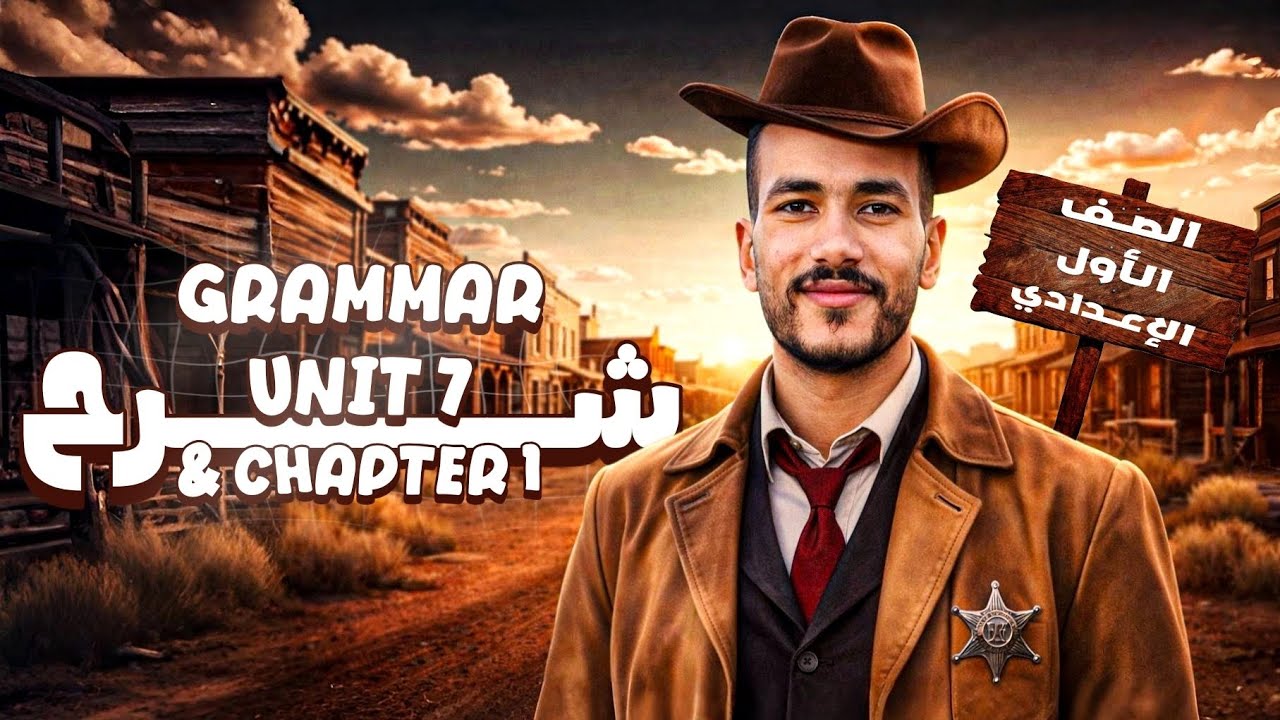 شرح Grammar unit 7 & Chapter 1 للصف الأول الإعدادي - تركات أول مرة هتسمعها❤🤔