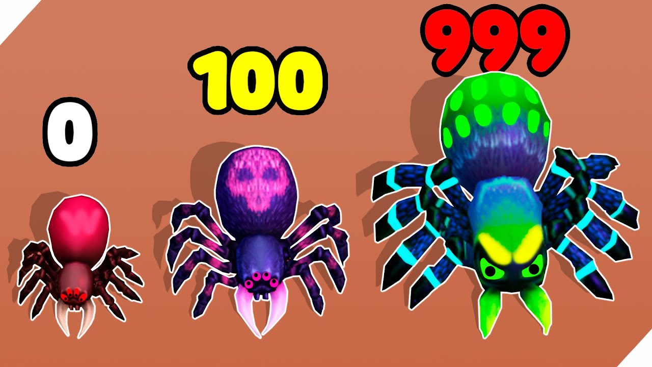 🌞НОВЫЕ ПАУКИ  ЭВОЛЮЦИЯ ЛОГОВА ПАУКА #2 ! The Spider Nest Eat the World