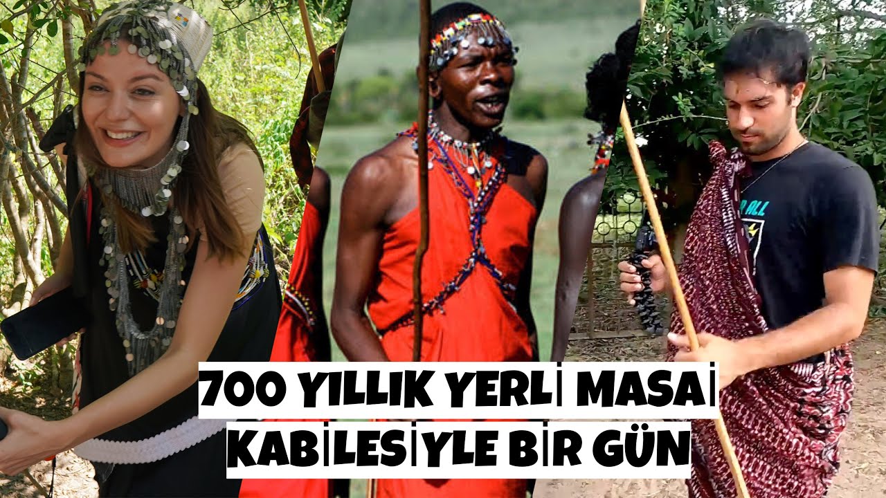 ASLAN ETİYLE BESLENEN YERLİ MASAİ KABİLESİYLE BİR GÜN GEÇİRDİK! GELİN OLMUŞ GİDİYORUM #TANZANYA