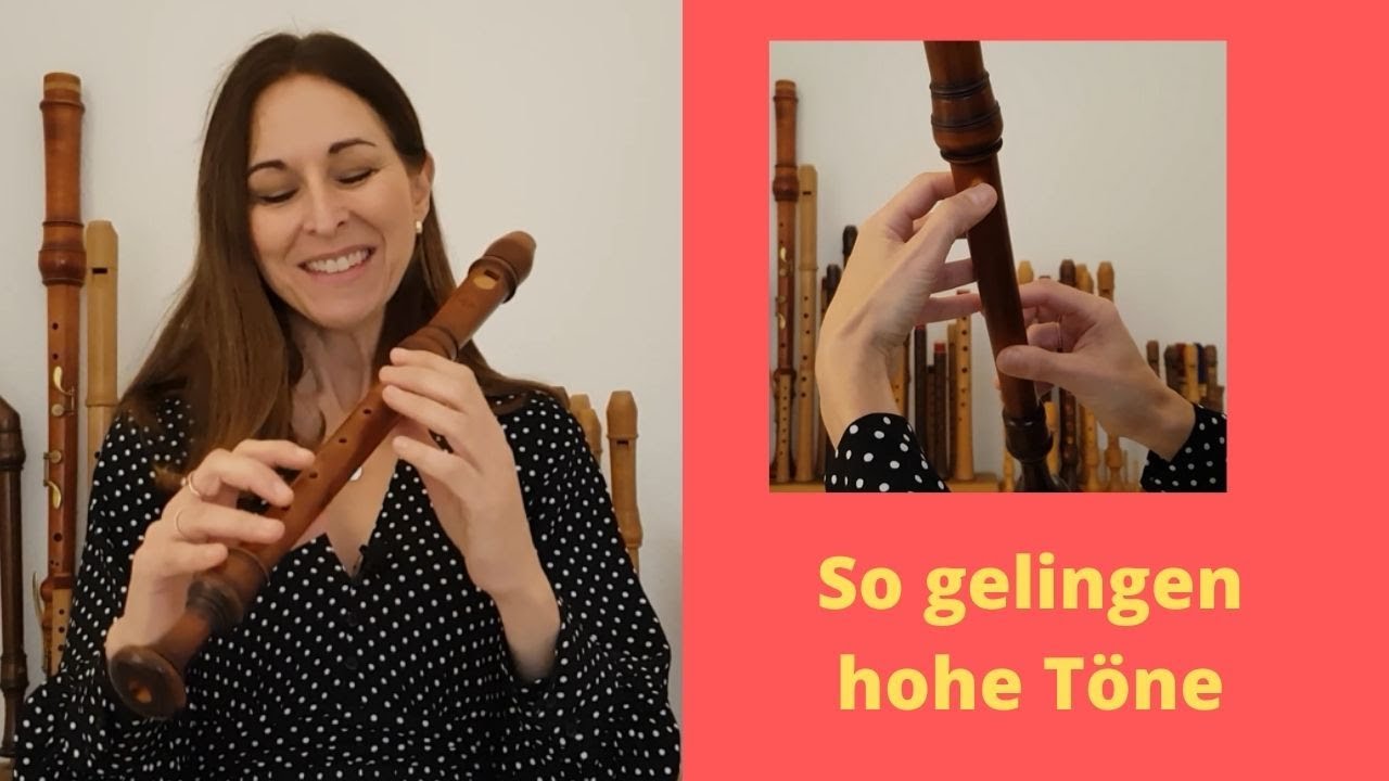 So gelingen hohe Töne auf der Blockflöte | Veras Blockflötenkanal #verasblockflötenkanal