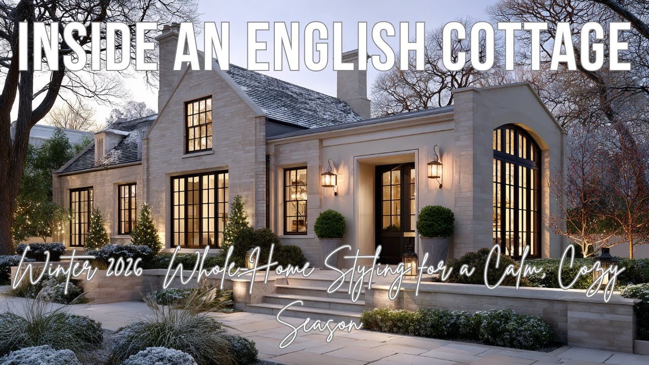 Inside an English Cottage Winter 2026  Whole Home Styling for a Calm, Cozy Season