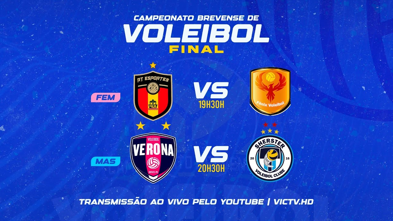 VERONA(MAS) E RT(FEM) CAMPEÕES DO CAMPEONATO BREVENSE DE VOLEIBOL 2024