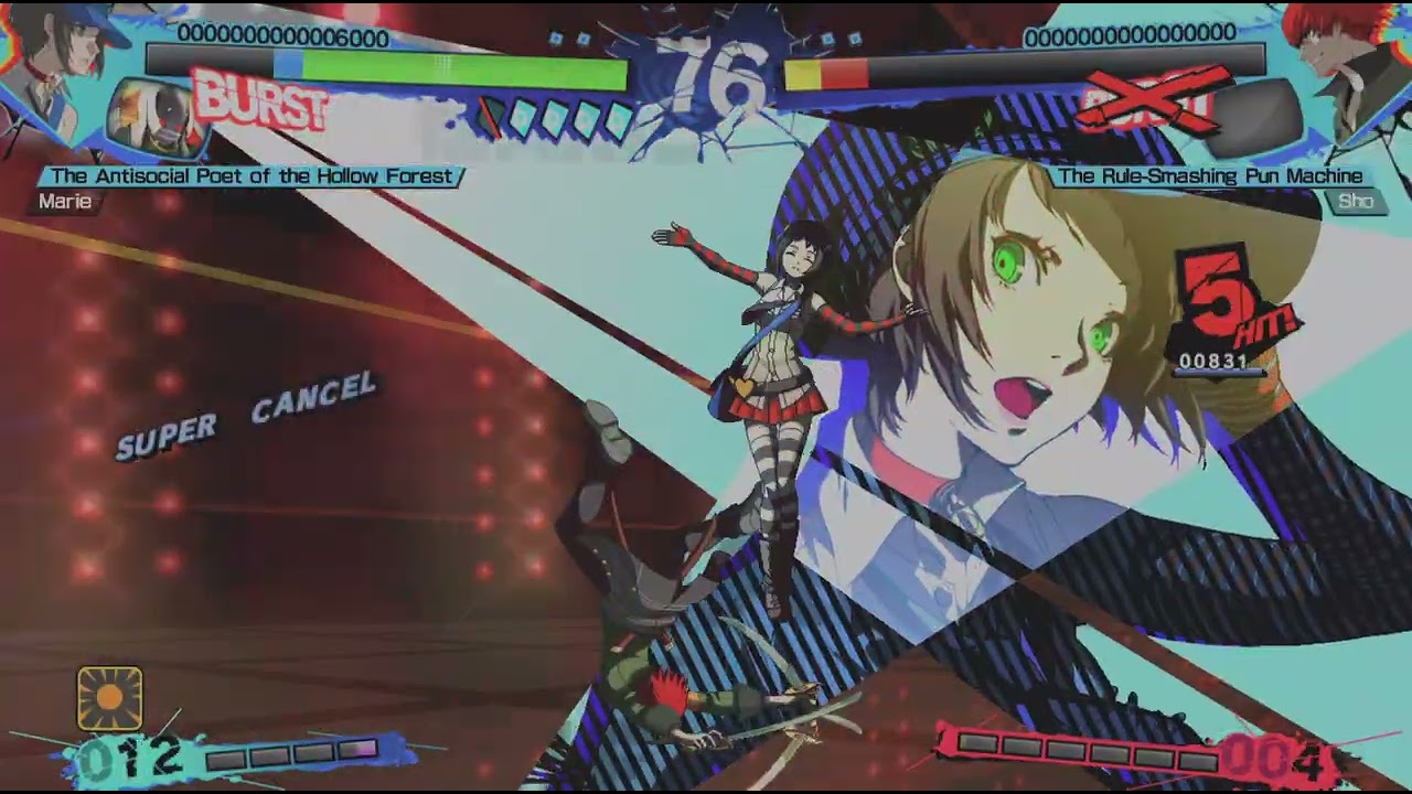 Persona 4 Arena ULTIMAX Marie vs Sho Minazuki 2