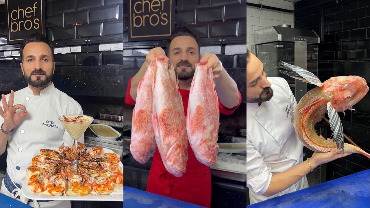 Seafood mixed new videos🐟 by chef Faruk Gezen