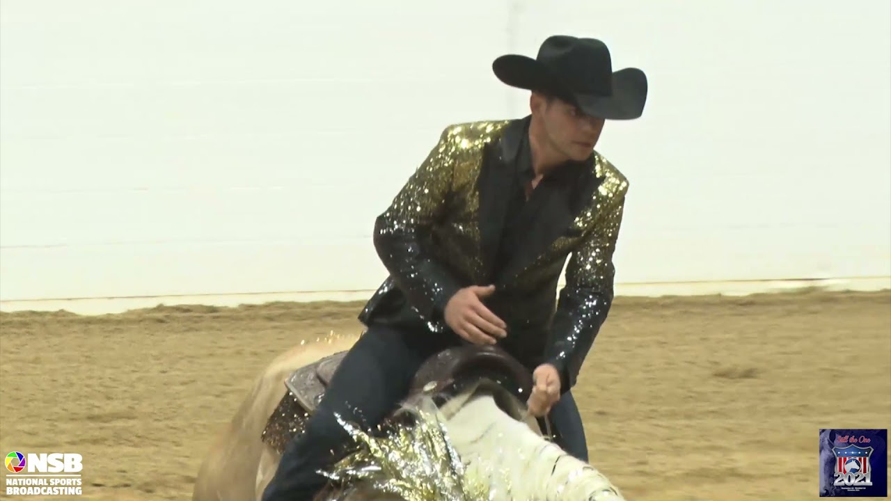 2021 Quarter Horse Congress Freestyle Luke Gingerich on Tinseltowns Whizard