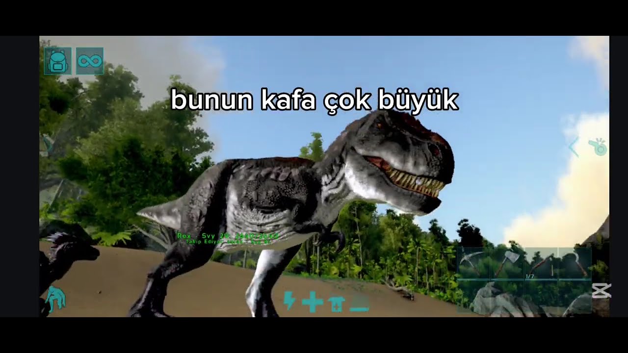 T-Rex Evcilleştirme Dev Gibi 😱 -Ark Survival Evolved Mobile S1B5