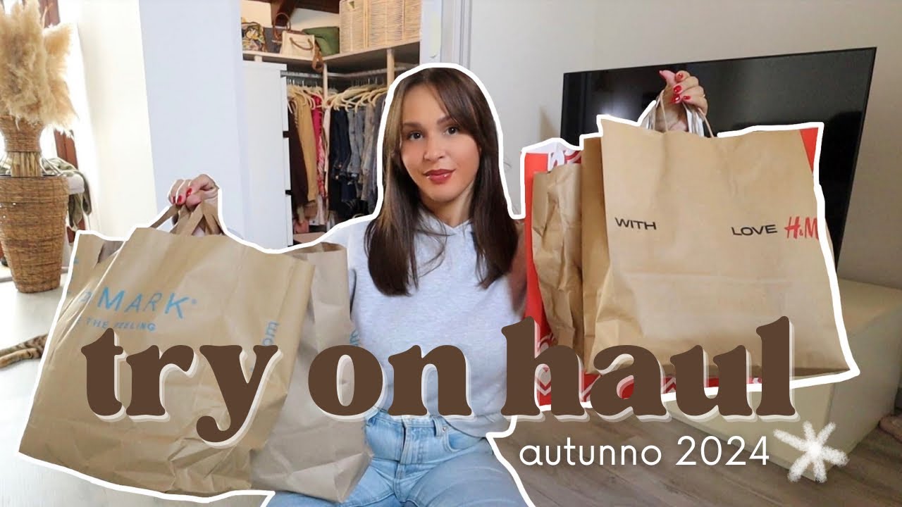 TRY ON HAUL autunno 2024 🍂 Primark,H&M,Bershka & Stradivarius!