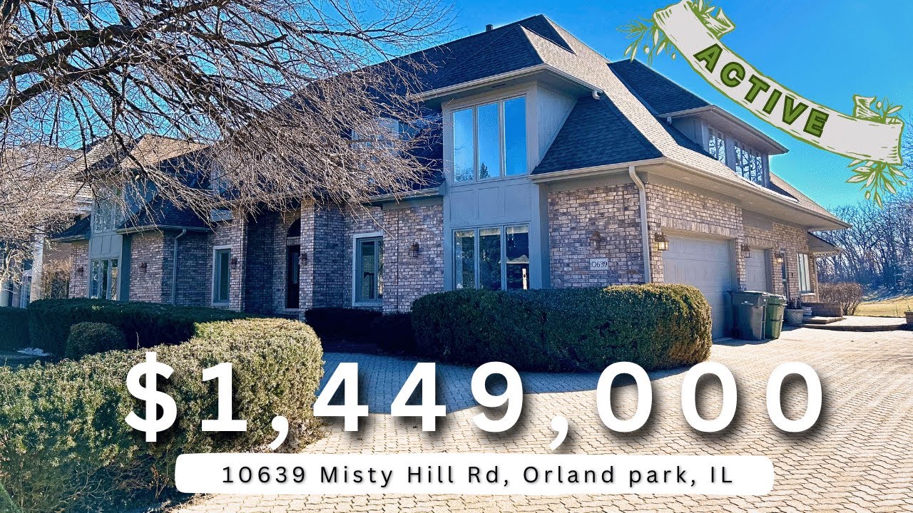 LUXURY LIVING: Touring a Stunning $1.5M Golf Course Home! ORLAND PARK IL