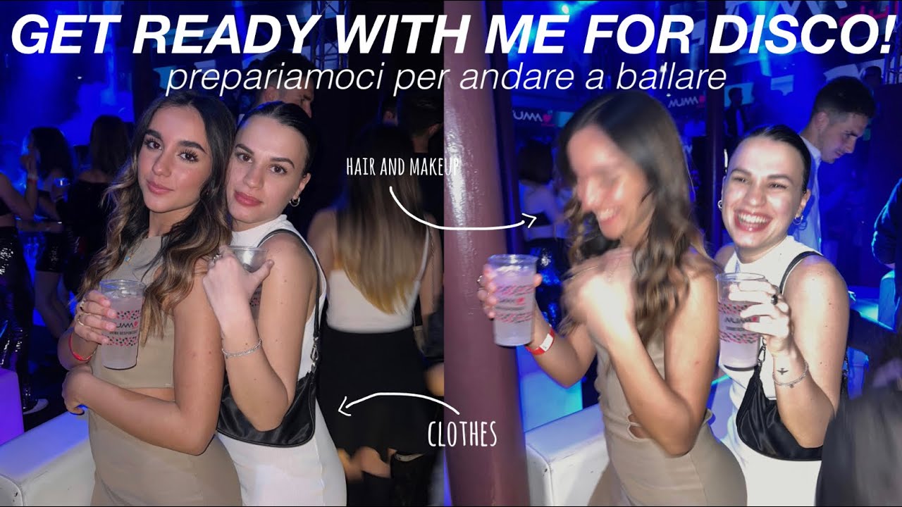 GET READY WITH ME FOR DISCO✨ || clothes, hair and makeup