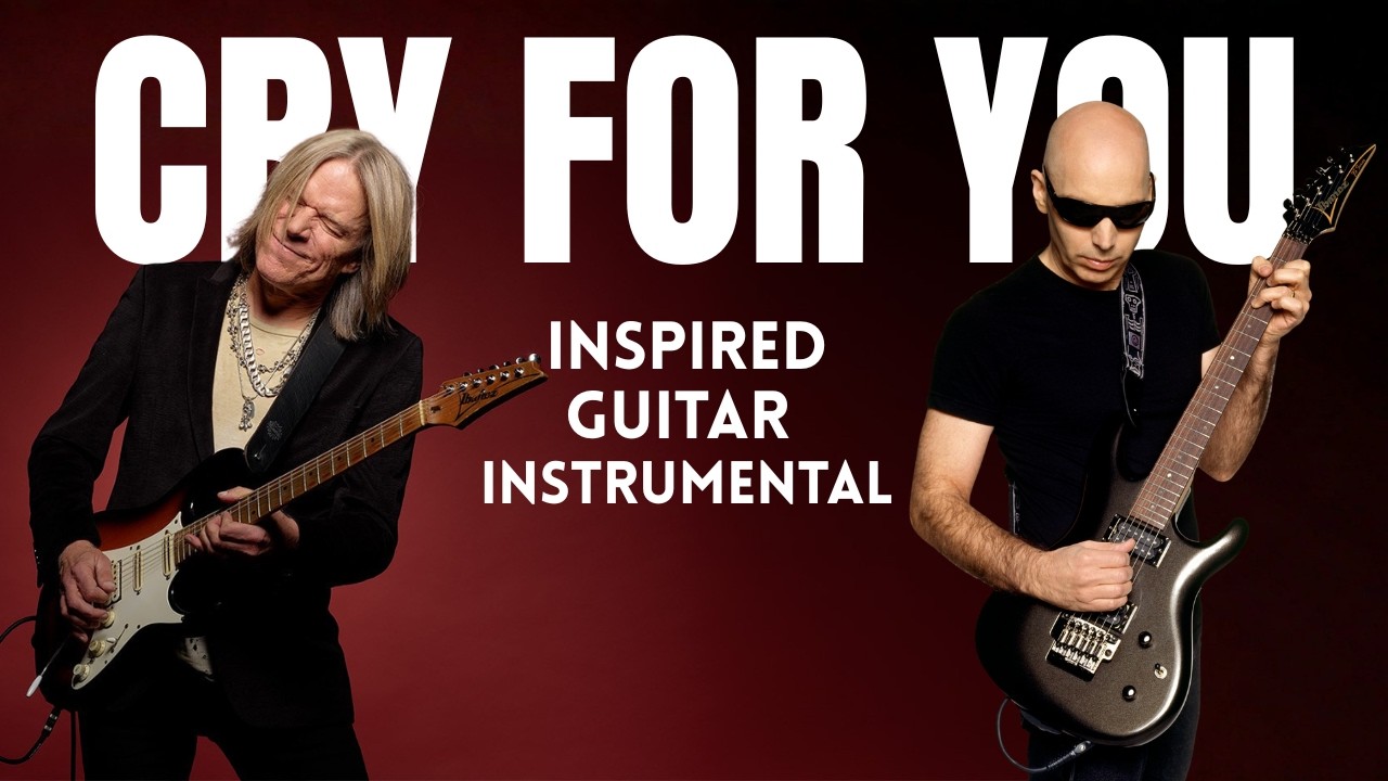 CRY FOR YOU INSPIRED GUITAR INSTRUMENTAL | Ai Blues Guitar Ballad | Andy Timmons - Satriani Style