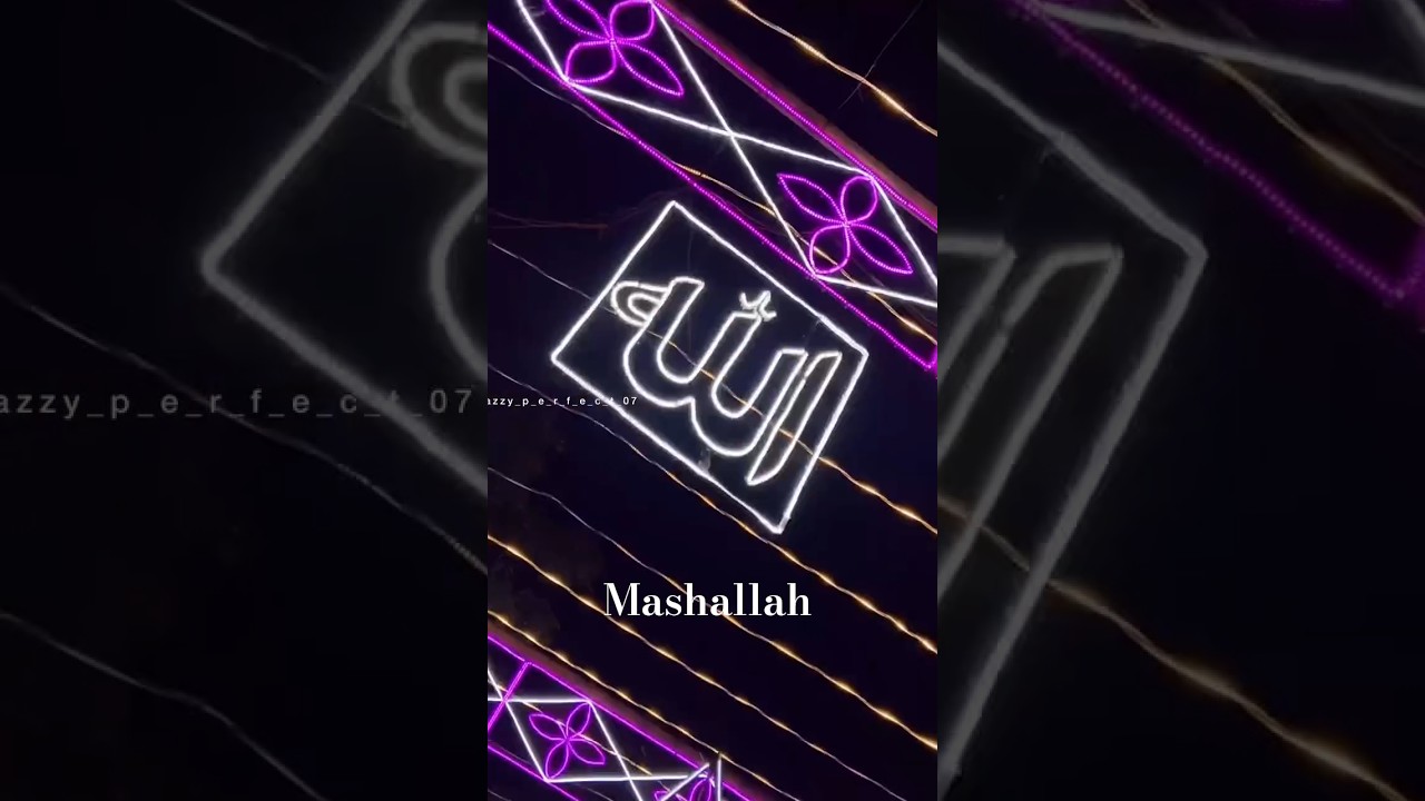 Eid Milad-un-Nabi 2025 | Beautiful Light Decoration 🏮😍| Tu Kuja Man Kuja ♪