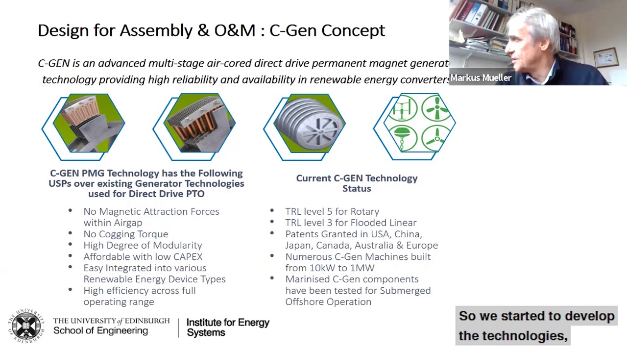 Markus Mueller: Electrical Generators for Renewable Energy Converters.