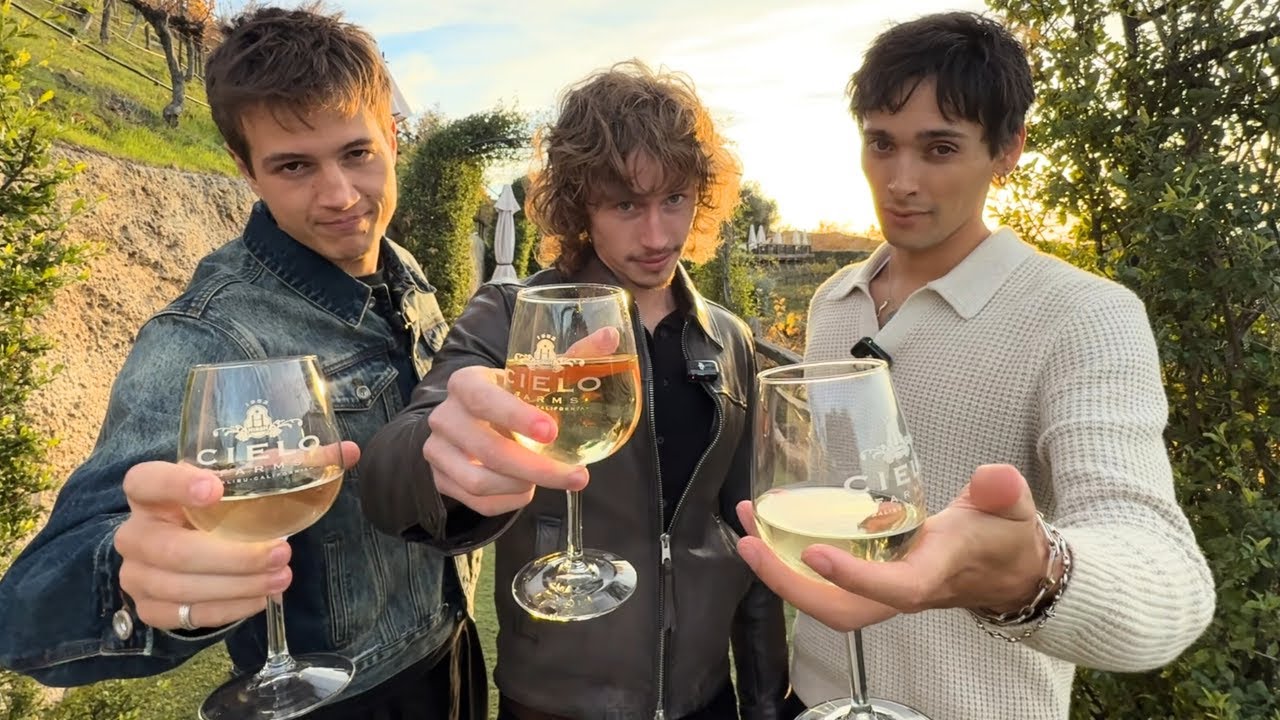 wine tasting with my friends