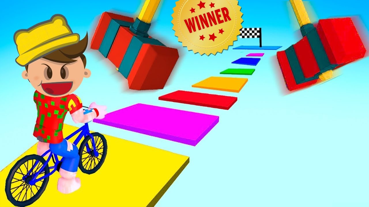 LLEGO AL FINAL del Parkour con Bicicleta ROBLOX