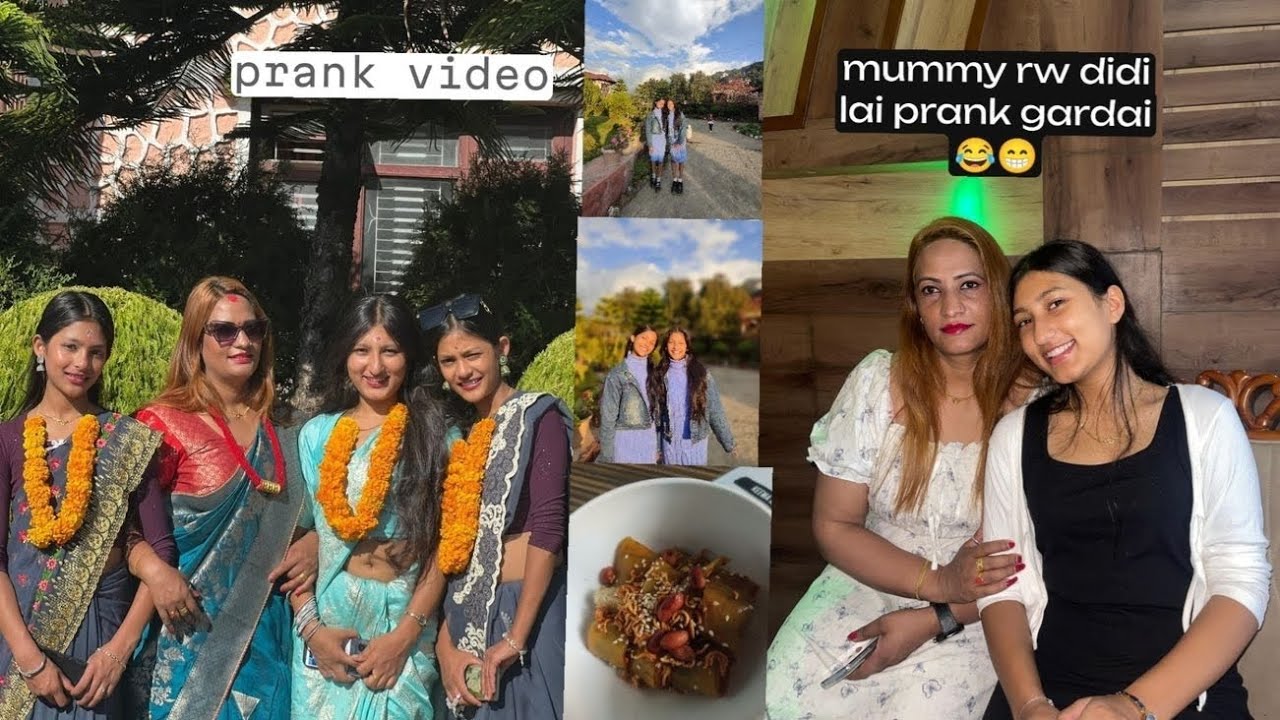 Mummy ra didi lai prank gardai #requested video 