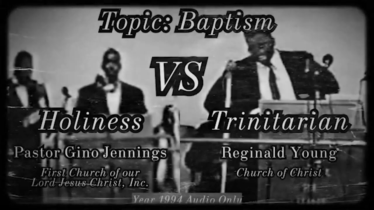 Debate: Pastor Gino Jennings Vs Reginald Young | 06-05-1994 | Throwback Classics