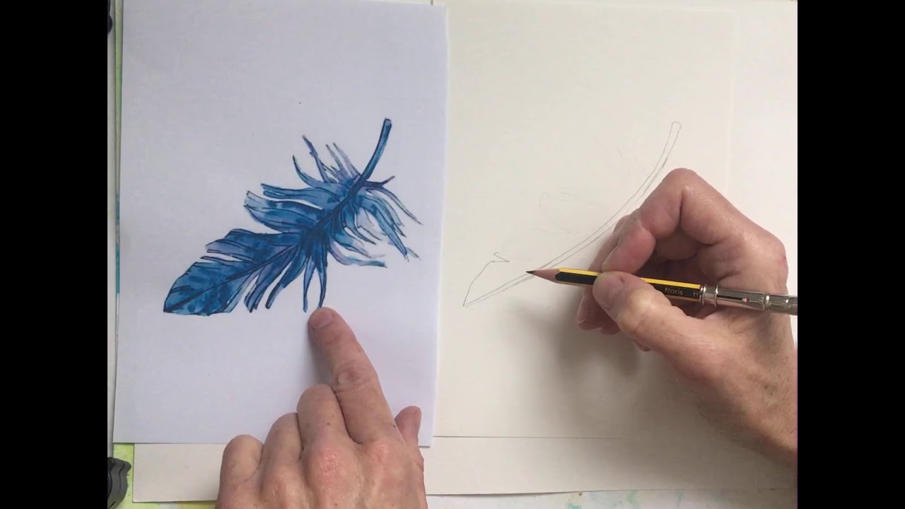 Feder Zeichnen:Aquarellieren 1