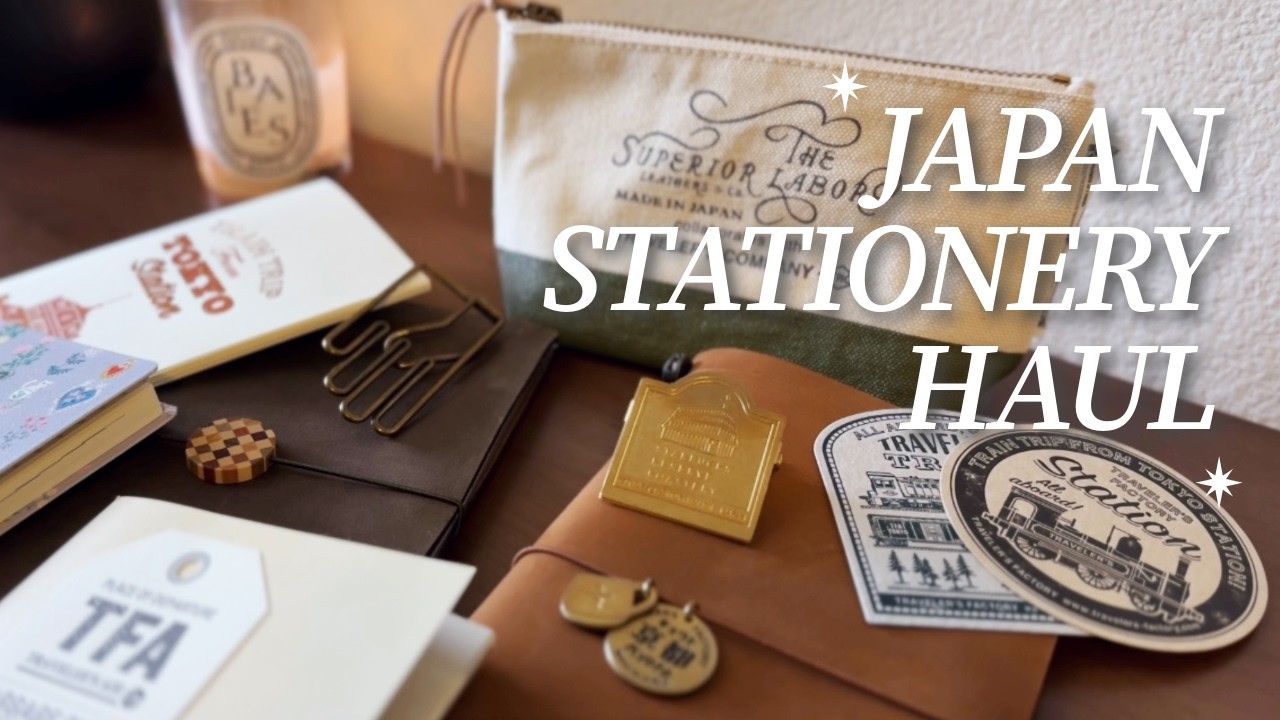 Japan Stationery Haul 🇯🇵 Traveler's Factory, Tobichi, Starbucks Reserve, Loft