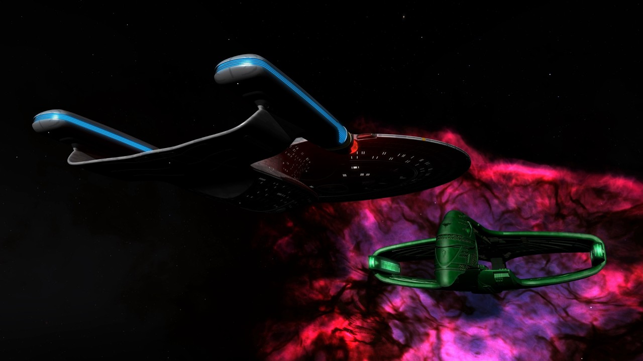 Federation And Romulan Stand Off