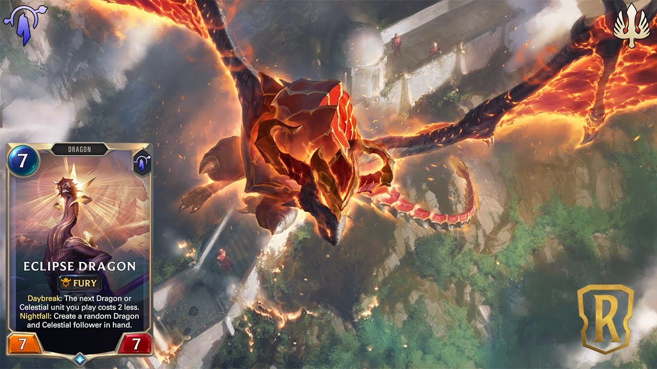 THE POWER OF DRAGONS!!🔥 | Shyvana + Aurelion sol deck | Legends of Runeterra