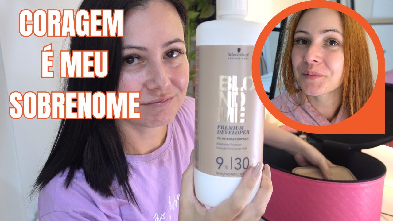 DESCOLORAÇÃO GLOBAL PRA TIRAR O PRETO DO CABELO| DO PRETO AO CHOCOLATE