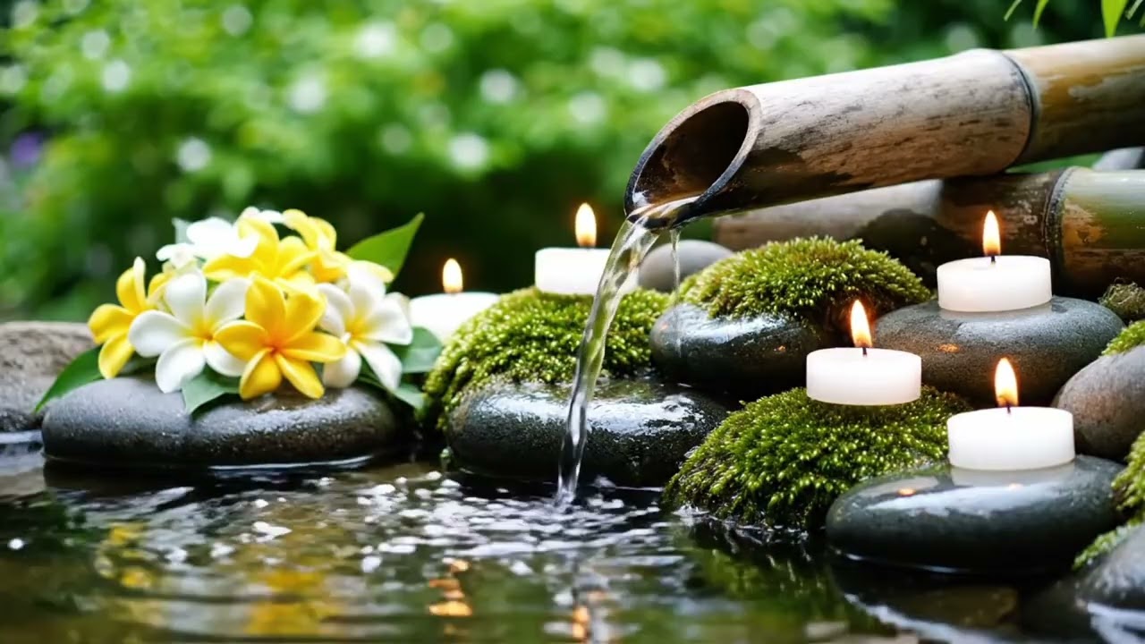 Relax, Breathe, Let Go 🍃 Peaceful Piano & Water Sounds for Stress Relief