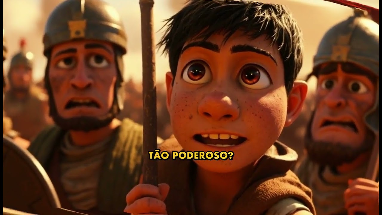 Davi e o Gigante Golias | Uma História Bíblica de Coragem e Fé
