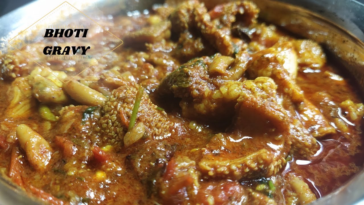 Bhoti Curry 🐐|| A Goat Intestine Gravy Recipe🔥