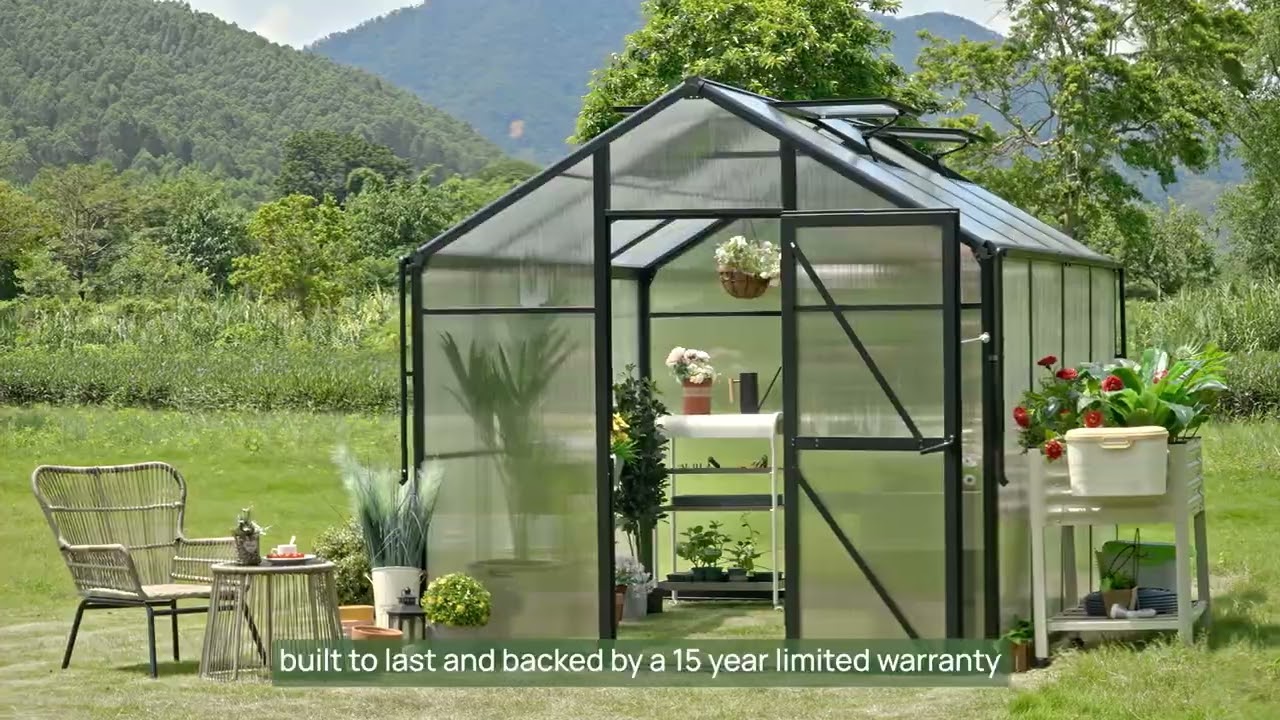 Junior Victorian Greenhouse — Classic Charm, Compact Size ｜ Vego Garden