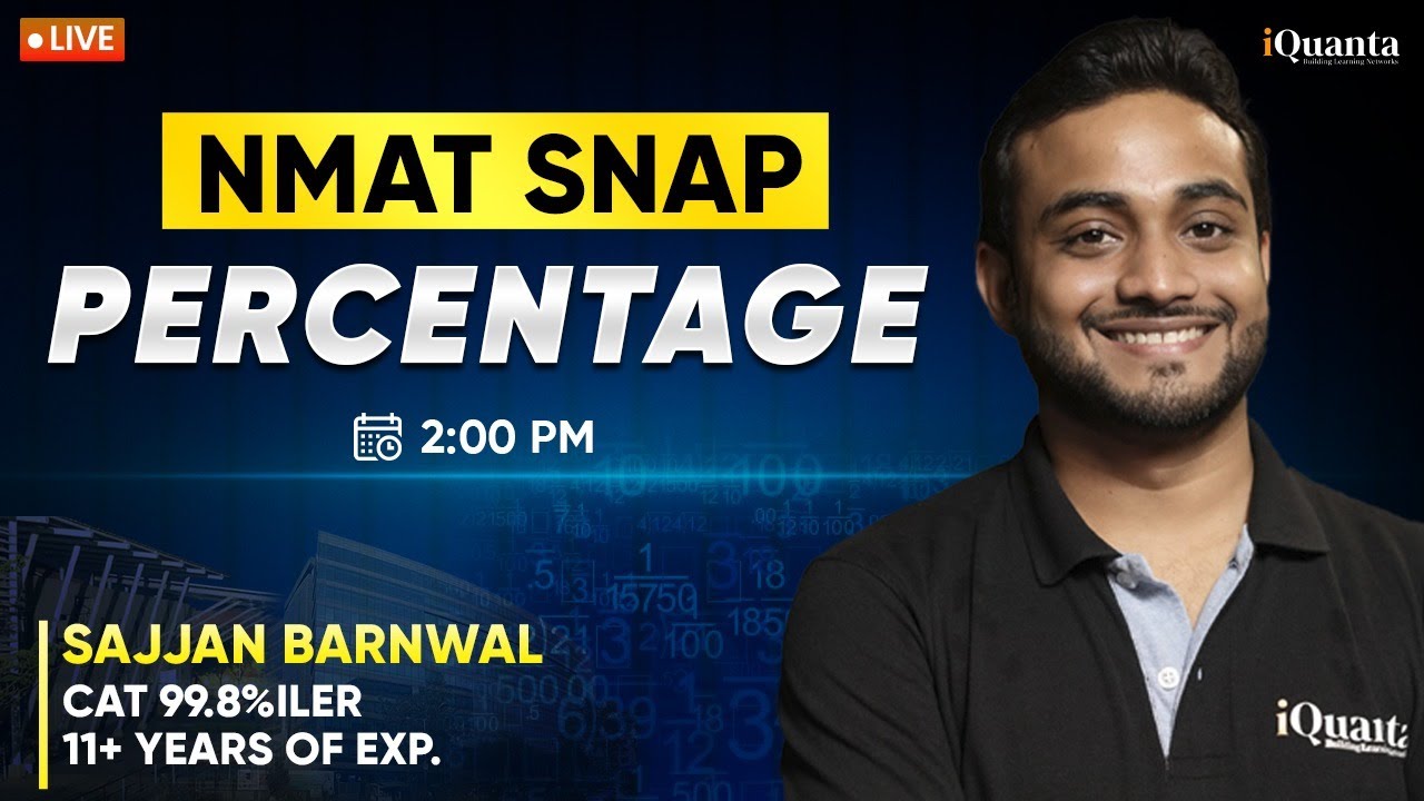 Day 19 &ndash; NMAT & SNAP | Percentage | Daily Live for 2025