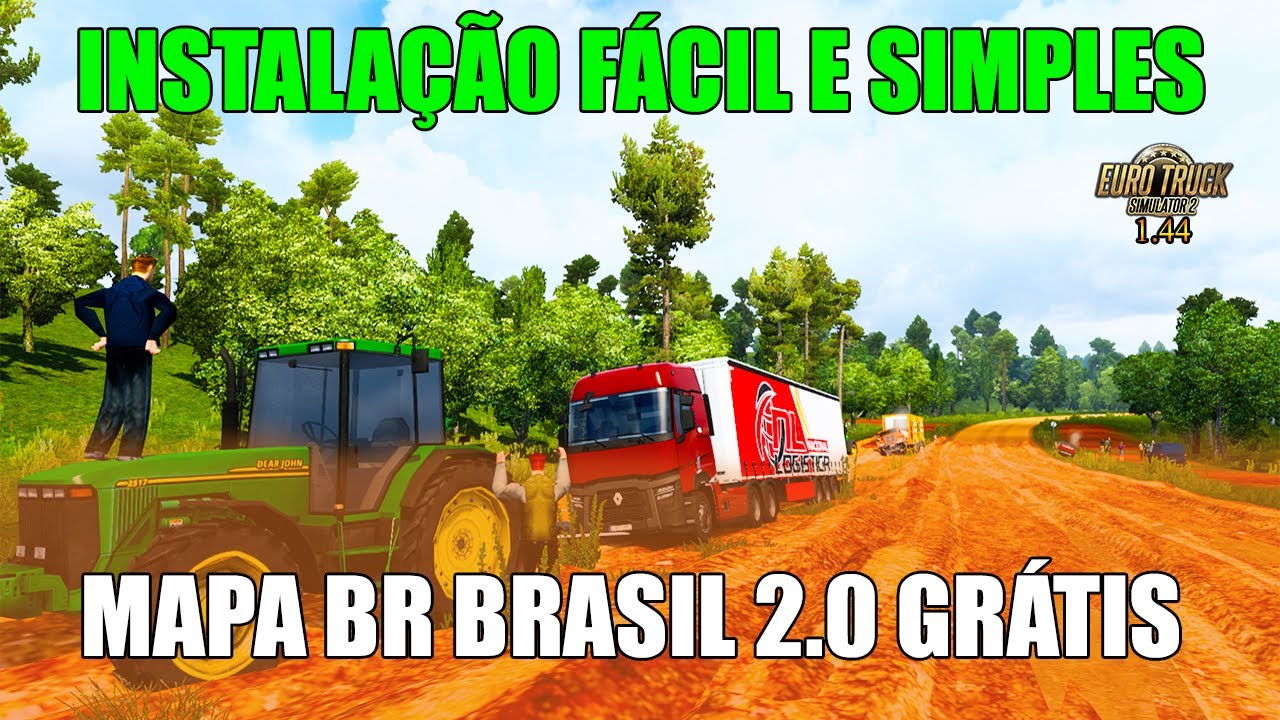 [TUTORIAL]  PASSO A PASSO INSTALA&Ccedil;&Atilde;O MAPA BR BRASIL 2.0 ETS2 1.44