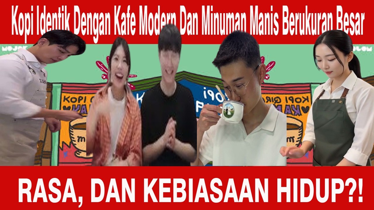Mas Korea Nyobain Kopi Sacet Indonesia yang Bikin Nagih
