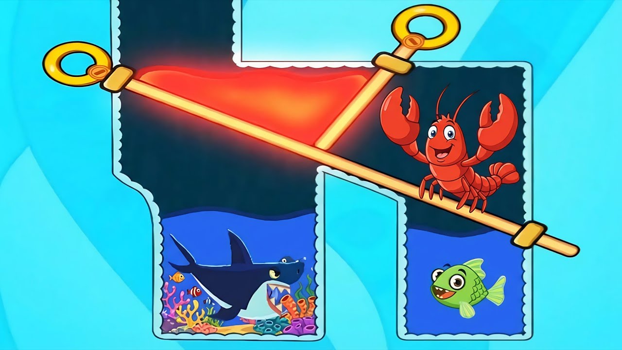 Save the Fish / Pull The Pin / Best Mobile Puzzle Game / Android Gameplay Walkthrough / Part 13