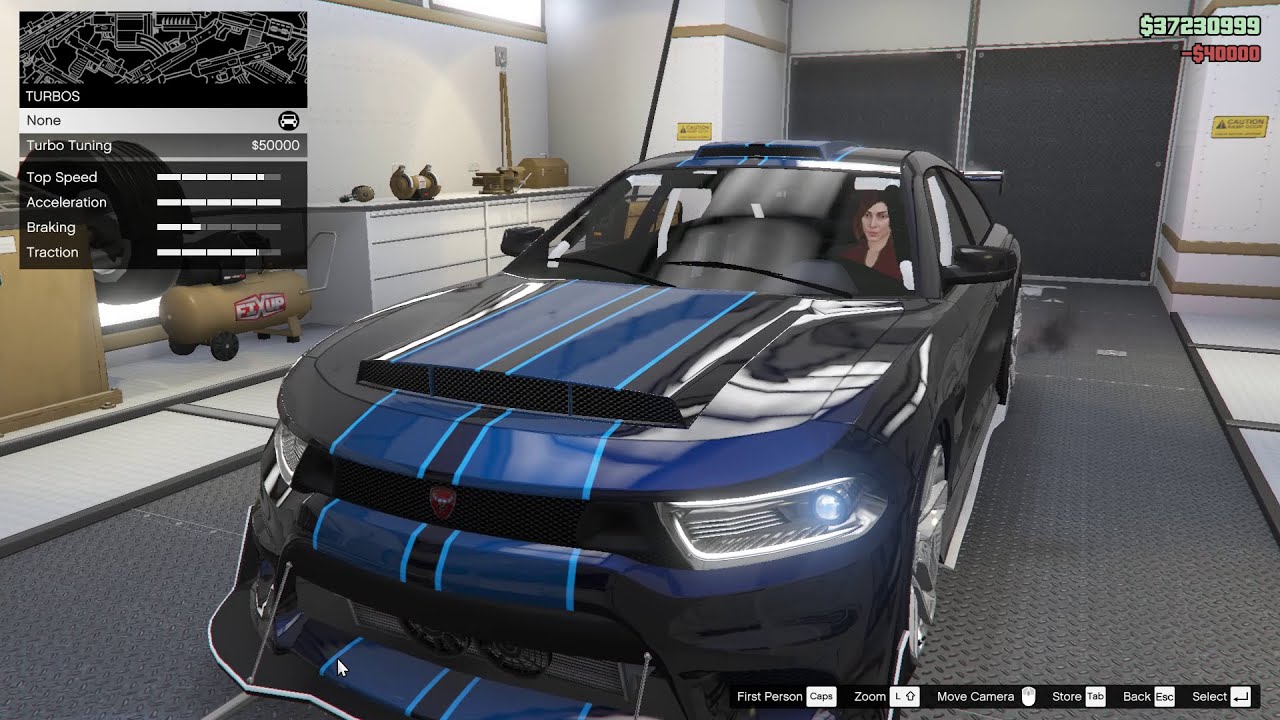 gta 5 how to upgrade buffalo stx