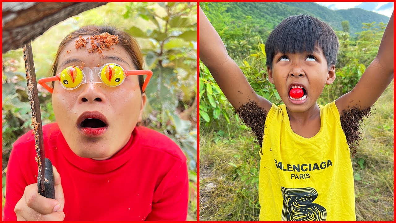 Survival Skills: SMART idea and USEFUL with single mom in forest #bushcraft #camping #outdoors #idea