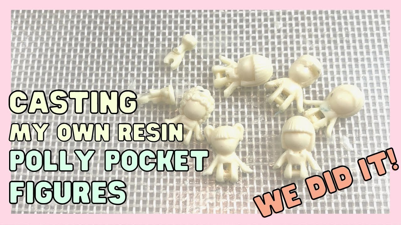 RESIN CASTING MY OWN POLLY POCKET FIGURES | Vintage Polly Pocket Collection