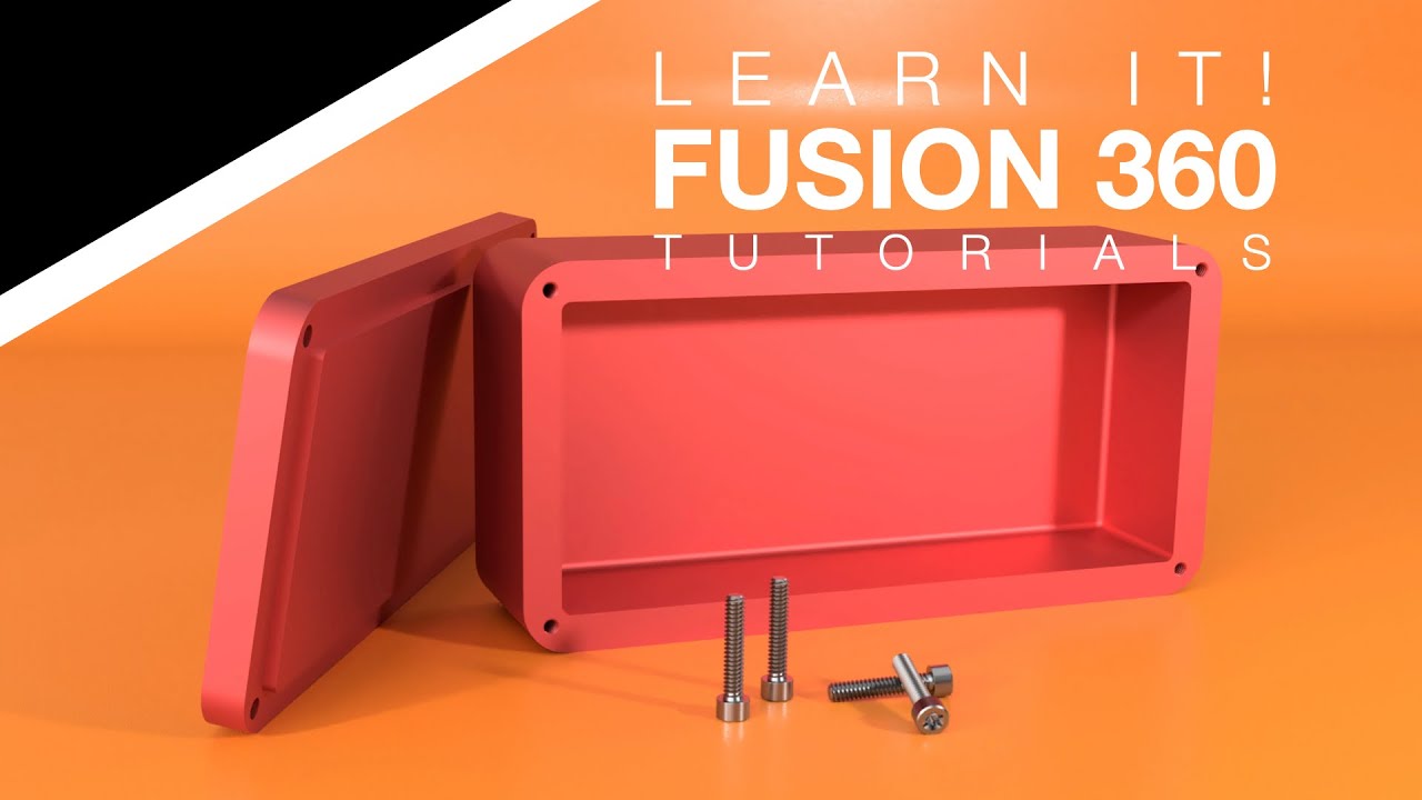 Fusion 360 для начинающих — Моделирование коробки и крышки с помощью винтов — Контекстное проекти...