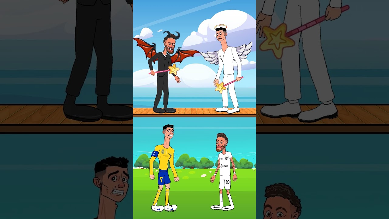 Ronaldo and Neymar in the Puzzle Challenge