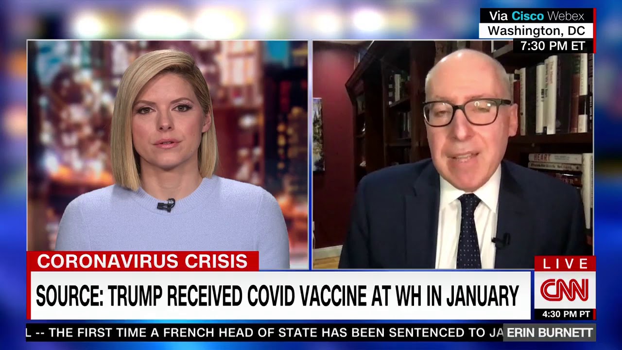 Dr. Jonathan Reiner slams Trump for hiding that he got a COVID vaccine